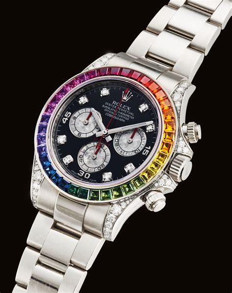 rolex daytona gem set.